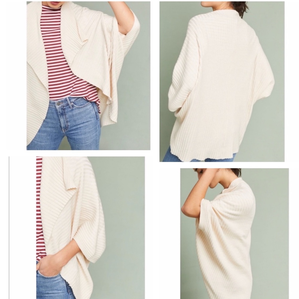 Anthropologie Pure + Good Open OS Cardigan Sweater